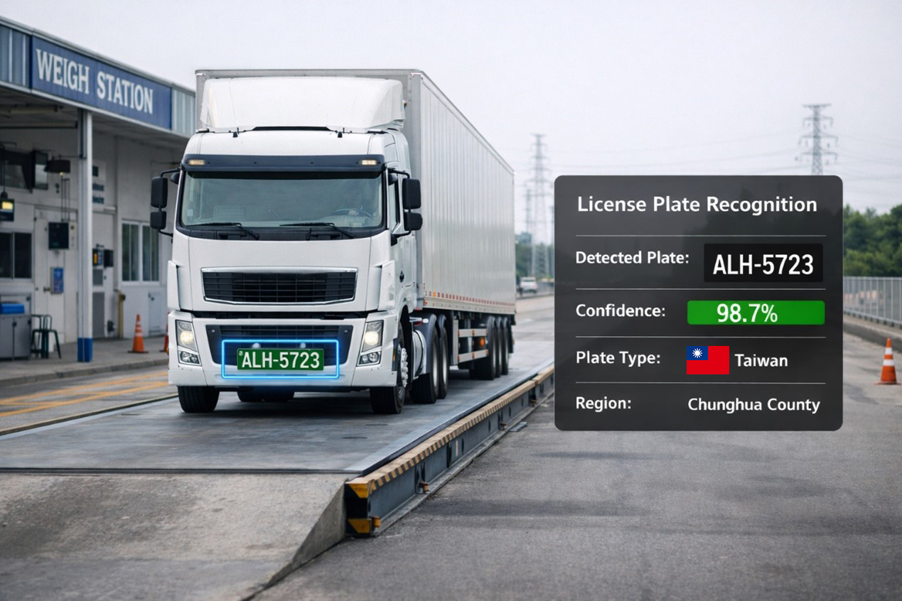 車牌辨識智慧地磅系統