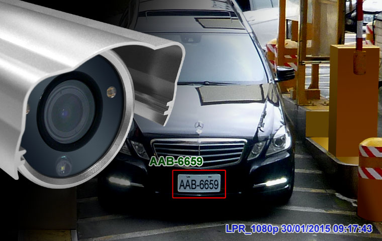 License Plate Recognition for Entrance/Exit