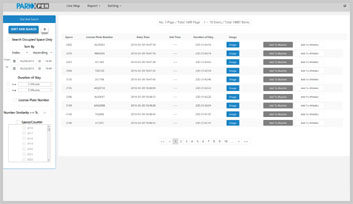 Intelligent Parking Management Server